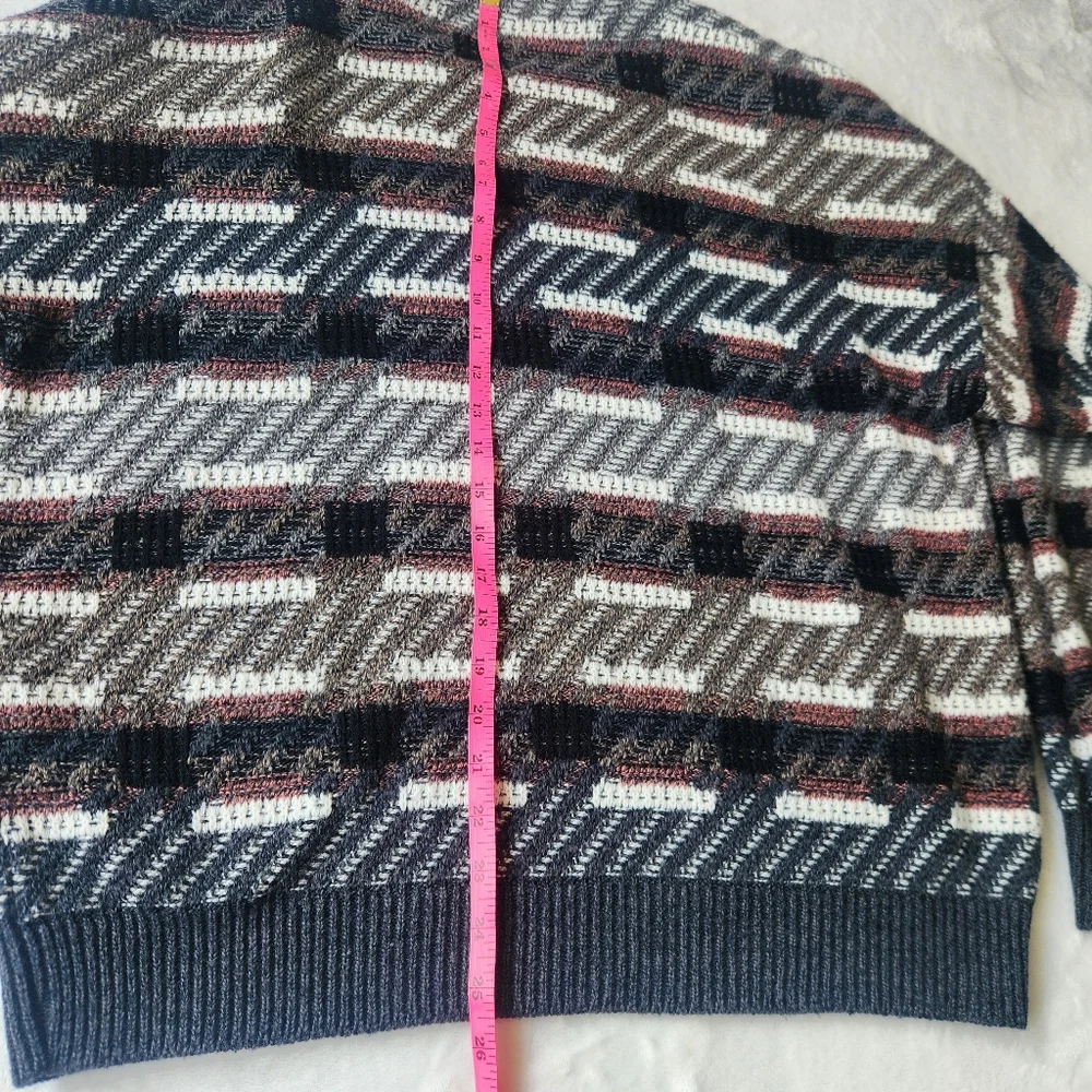 Vintage Jantzen Acrylic Grunge‎ Grandpa Sweater Adult Medium Made In USA